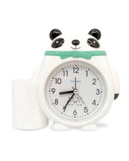 Alarm Clock cute Panda Design with Attached Pen Stand