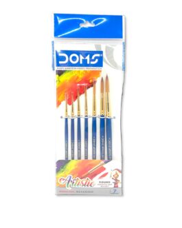 Doms Artistic Brush Set Round (Set of 7 Paint Brushes)