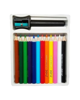 Doms Colour Pencils 12 Shades Half Size