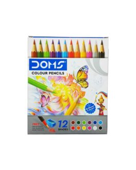 Doms Colour Pencils 12 Shades Half Size