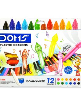 Doms Plastic Crayons Dommymate 12 Shades