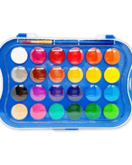 Doms Water Colour Cakes 24 Shades 23mm Diameter