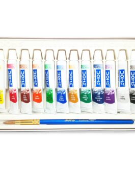 Doms Water Colour Tubes 12 Shades with Palette