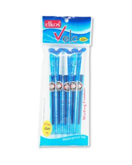 Elkos Velo Gel Pen (Pack of 5)