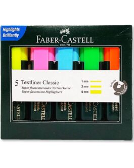 Faber Castell Highlighter Set of 5 Neon Shades