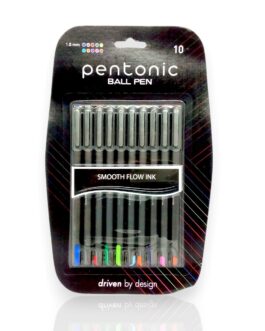 Pentonic Ball Pens Set of 10 Ink Colours